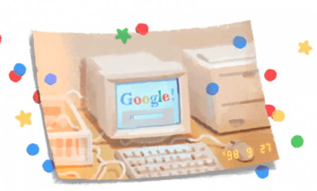 Doodle Google 21 aniversario