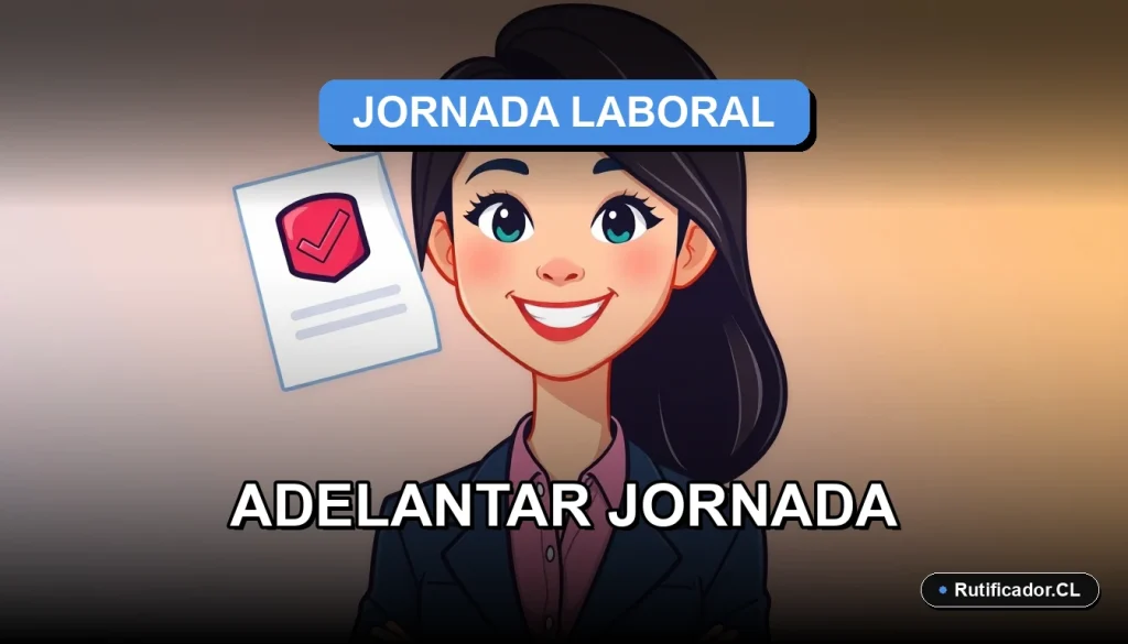 Guía legal paso a paso para adelantar la jornada laboral por cuidado de hijos en Chile. Derechos y trámites.