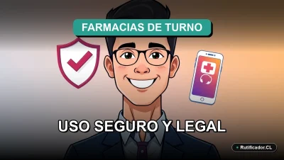 Guía oficial para usar la aplicación de farmacias de turno en Chile de manera segura y conforme a la ley.