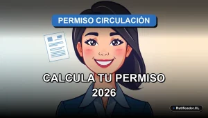 Guía oficial paso a paso para calcular el costo total del permiso de circulación de tu vehículo en Chile para el año 2026.
