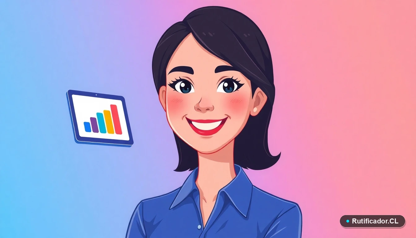 Joven estudiante chilena calculando su ponderación PAES de forma segura con una tablet digital.