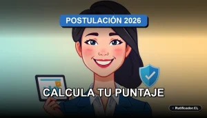 Guía oficial para calcular tu puntaje ponderado de postulación universitaria en Chile de forma segura.