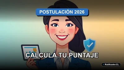 Guía oficial para calcular tu puntaje ponderado de postulación universitaria en Chile de forma segura.