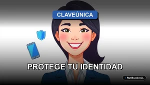 Ilustración de portada para blog sobre seguridad digital y protección de identidad con ClaveÚnica en Chile.