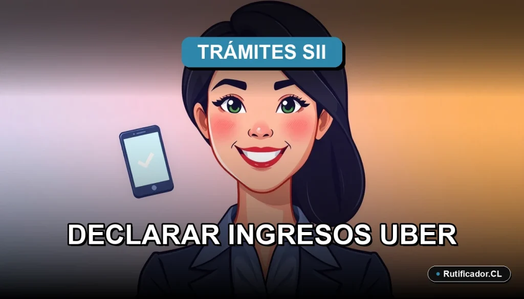 Guía oficial paso a paso para declarar tus ingresos de Uber en el SII para el año tributario 2026.