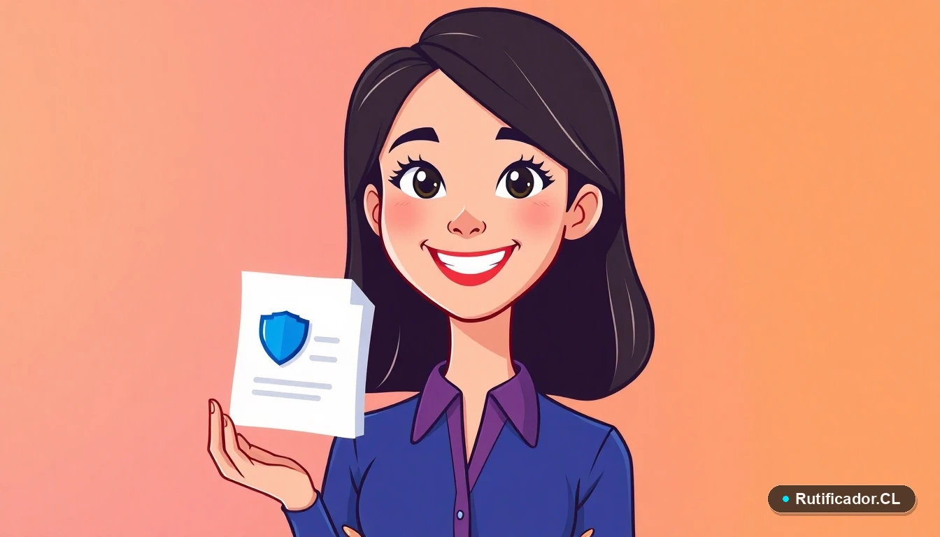 Mujer descargando certificado de afiliación Fonasa de forma segura en línea