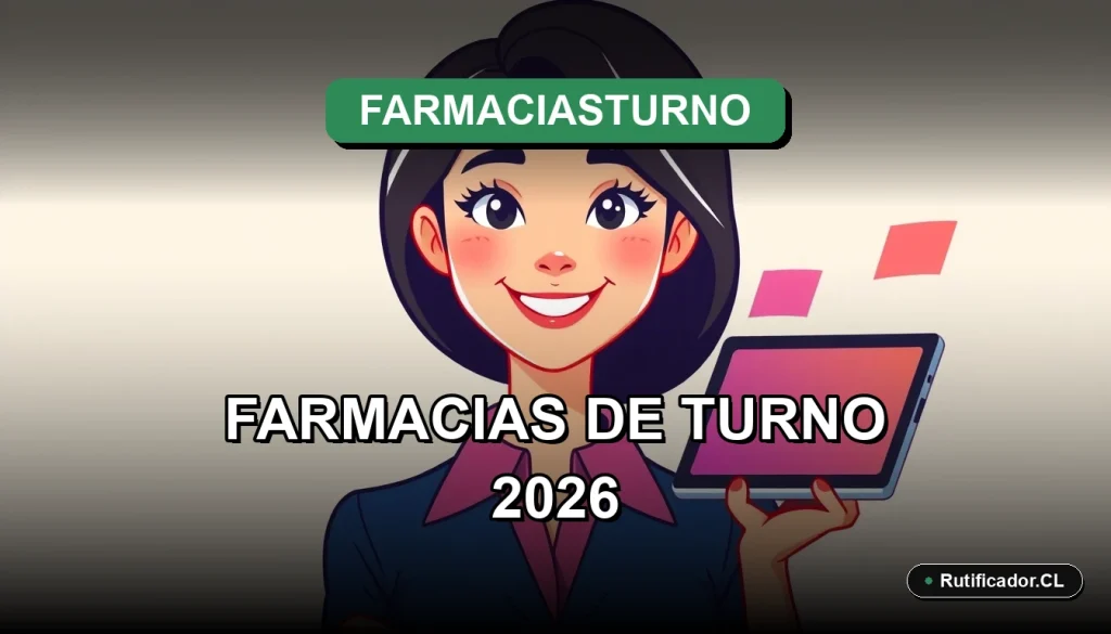 Guía oficial para encontrar farmacias de turno en Chile 2026, información segura y verificada.
