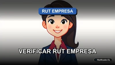 Ilustración sobre cómo evitar errores al verificar el RUT de una empresa y proteger datos en Chile.