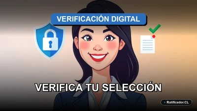 Ilustración de blog sobre cómo verificar la selección de carrera universitaria de forma segura y proteger tus datos personales en Chile.