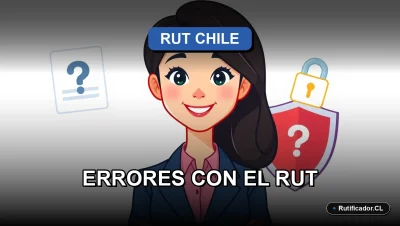 Ilustración sobre consulta legal del RUT en Chile, evitando errores comunes.