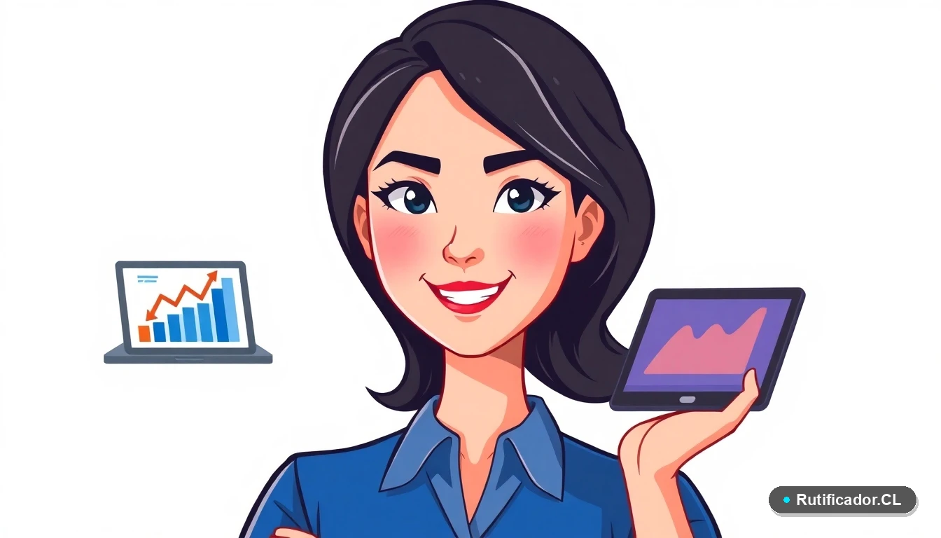 Joven chilena revisando su puntaje PAES de forma segura en un dispositivo digital.