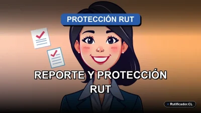 Ilustración profesional sobre cómo solicitar un reporte de deudas y proteger el RUT en Chile de errores comunes.