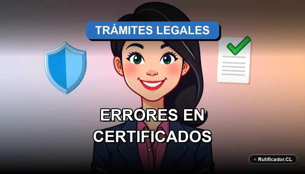 Soluciones legales para corregir errores en certificados de nacimiento y completar la matrícula 2026 en Chile. Asesoría profesional.