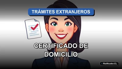 Guía para evitar errores en el certificado de domicilio para extranjeros en Chile, trámite clave.