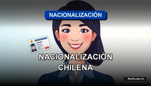 Guía completa de trámites y requisitos legales para la nacionalización chilena, ilustración vectorial profesional.