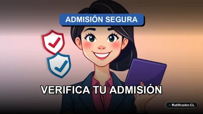 Guía para identificar sitios web de admisión oficiales y seguros en Chile, evita fraudes.