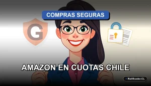 Guía definitiva 2026 para comprar en Amazon con cuotas desde Chile de forma legal y segura, ilustración plana corporativa.
