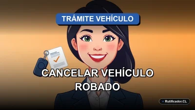 Guía legal paso a paso para cancelar la inscripción de un automóvil o moto robada en el Registro Civil de Chile.