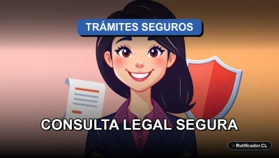 Guía legal chilena sobre consultas de archivos históricos de forma protegida, ilustración corporativa colorida.