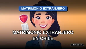 Trámite y validez de la inscripción de matrimonio celebrado en el extranjero en Chile, guía oficial.