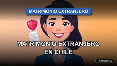 Trámite y validez de la inscripción de matrimonio celebrado en el extranjero en Chile, guía oficial.