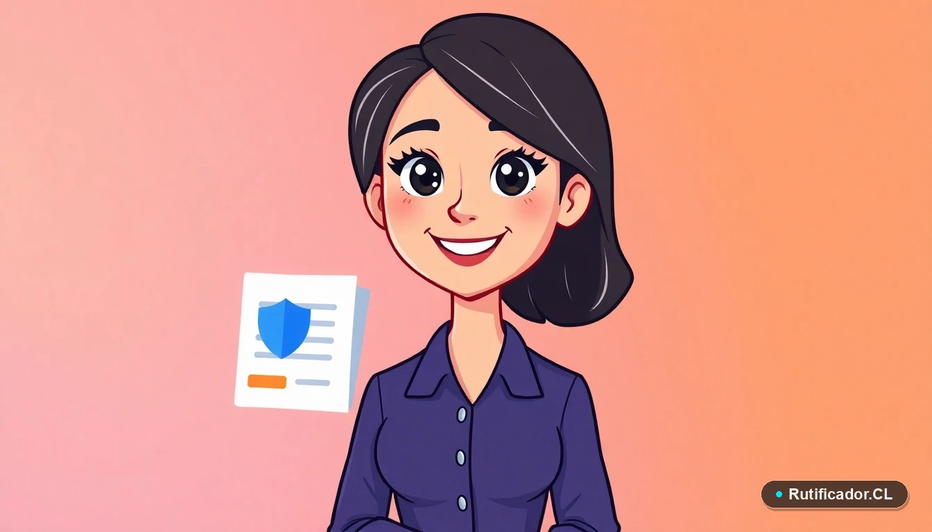 Mujer profesional interpretando un reporte de deudas del SII de forma segura en Chile.