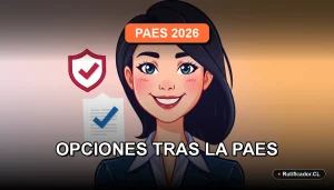 Guía oficial de opciones y pasos a seguir si no aprobaste la PAES 2026 en Chile. Información sobre procesos, fechas y alternativas.