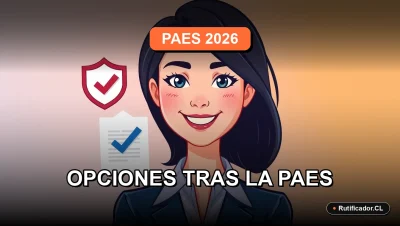 Guía oficial de opciones y pasos a seguir si no aprobaste la PAES 2026 en Chile. Información sobre procesos, fechas y alternativas.