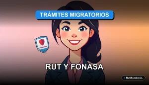 Guía ilustrada para obtener RUT provisorio y afiliación a Fonasa en Chile para extranjeros.