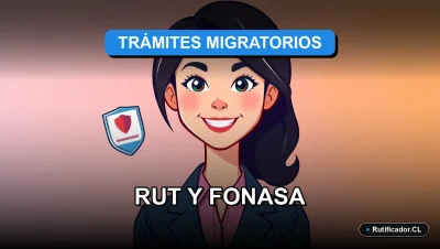 Guía ilustrada para obtener RUT provisorio y afiliación a Fonasa en Chile para extranjeros.