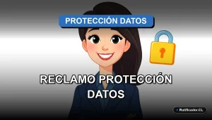Ilustración profesional sobre cómo realizar un reclamo según la Ley de Protección de Datos en Chile. Guía paso a paso 2026.