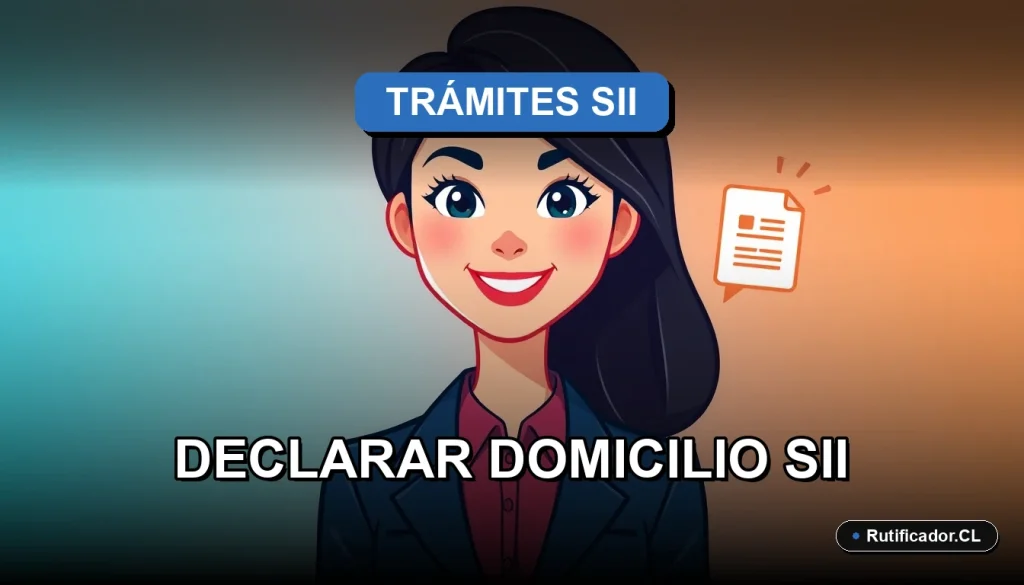 Guía paso a paso para completar la carta de declaración de domicilio del Servicio de Impuestos Internos de Chile.