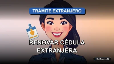 Guía oficial para renovar la cédula de identidad para extranjeros en Chile, proceso 2026.