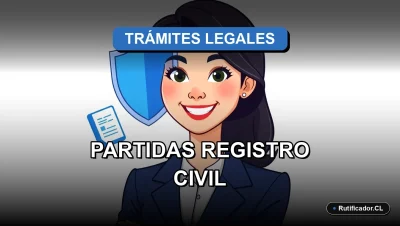 Guía legal para solicitar partidas del Registro Civil de manera segura y oficial en Chile.