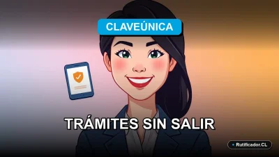 Ilustración de blog sobre los trámites digitales que puedes realizar con ClaveÚnica desde tu casa, sin ir al Registro Civil.
