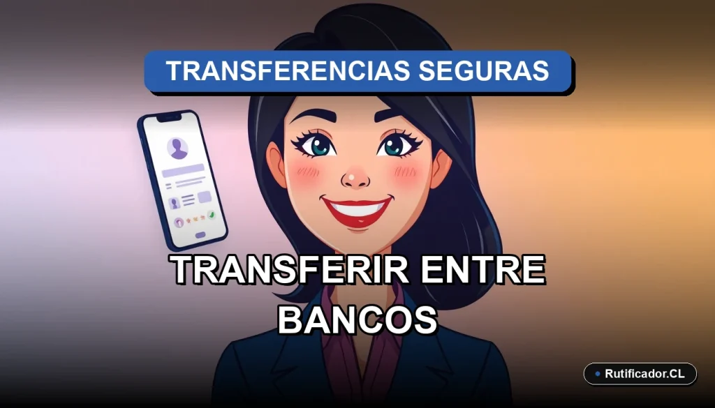 Guía ilustrada para transferir dinero de forma segura desde una Cuenta RUT a otro banco en Chile.