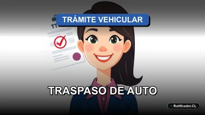 Guía legal y paso a paso para el traspaso de un automóvil en Chile, con plantilla descargable.