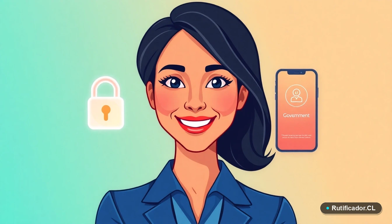 Guía ilustrada para activar la ClaveÚnica de forma segura para extranjeros en Chile.