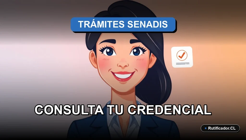 Guía oficial para consultar tu credencial de discapacidad de SENADIS en Chile usando tu RUT.