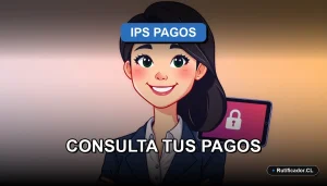 Guía oficial y segura para consultar tus pagos de la IPS en Chile usando solo tu RUT. Ilustración corporativa amigable.