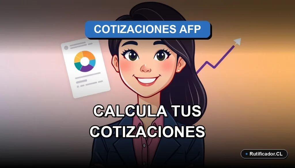 Guía legal 2026 para calcular cotizaciones AFP y obtener un crédito hipotecario en Chile. Personaje profesional amable con documento digital flotante.
