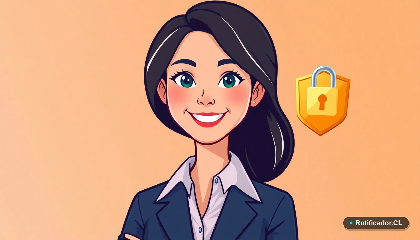 Guía segura para beneficios automáticos del gobierno de Chile 2026, ilustración de personaje profesional.