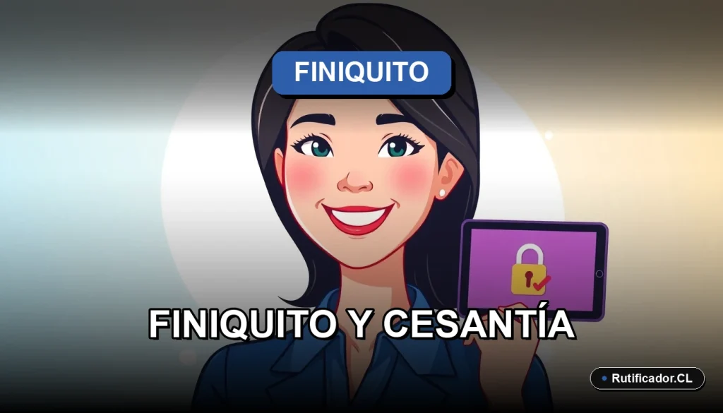 Guía paso a paso para completar correctamente la plantilla de finiquito y asegurar el pago del seguro de cesantía en Chile.