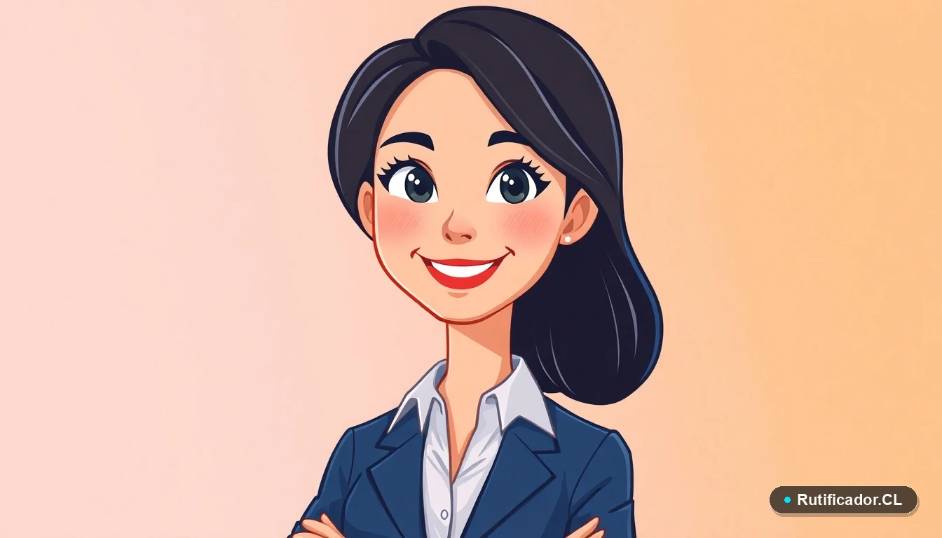 Mujer chilena revisando bonos estatales de forma segura en su teléfono móvil, ilustración plana corporativa.